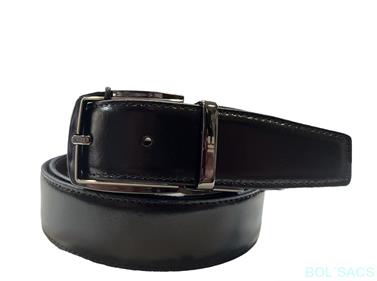 CINTURON DE CABALLERO REVERSIBLE DE MIGUEL BELLIDO NEGRO/MARRON | 0000430 | BOLSACS - Tu Tienda Online de Marroquinería, Viaje y Complementos