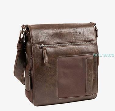 BOLSO BANDOLERA DE HOMBRE CON SOLAPA MATTIES | 00040193 | BOLSACS - Tu Tienda Online de Marroquinería, Viaje y Complementos