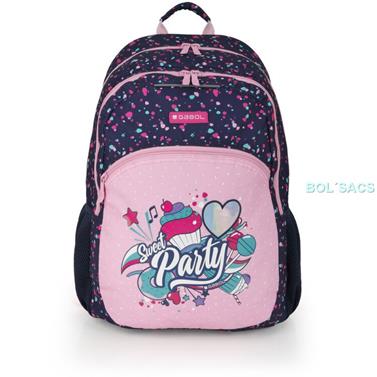MOCHILA ESCOLAR GRANDE PARTY DE GABOL | 235996046 | BOLSACS - Tu Tienda Online de Marroquinería, Viaje y Complementos