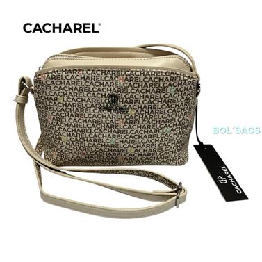 BOLSO BANDOLERA MUJER CACHAREL LOGOTIPO | CL241078-14 | BOLSACS - Tu Tienda Online de Marroquinería, Viaje y Complementos