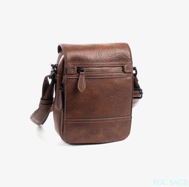 BOLSO BANDOLERA DE HOMBRE CON SOLAPA MATTIES | 00040101 | BOLSACS - Tu Tienda Online de Marroquinería, Viaje y Complementos