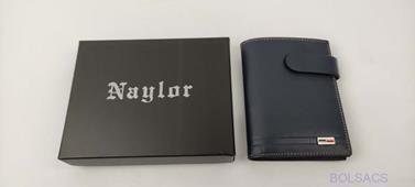 CARTERA HOMBRE BOTON EN PIEL | 234/33 | BOLSACS - Tu Tienda Online de Marroquinería, Viaje y Complementos