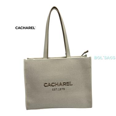 BOLSO SHOPPER LONA/POLIPIEL CACHAREL | CA251000-3 | BOLSACS - Tu Tienda Online de Marroquinería, Viaje y Complementos