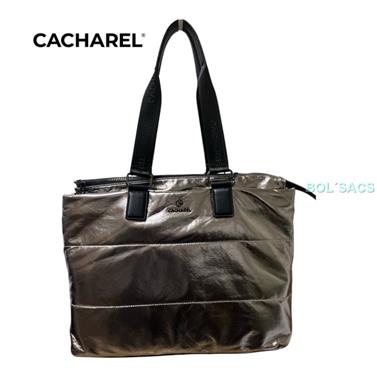 MAXI SHOPPER CACHAREL ACERO | CA252000-14 | BOLSACS - Tu Tienda Online de Marroquinería, Viaje y Complementos